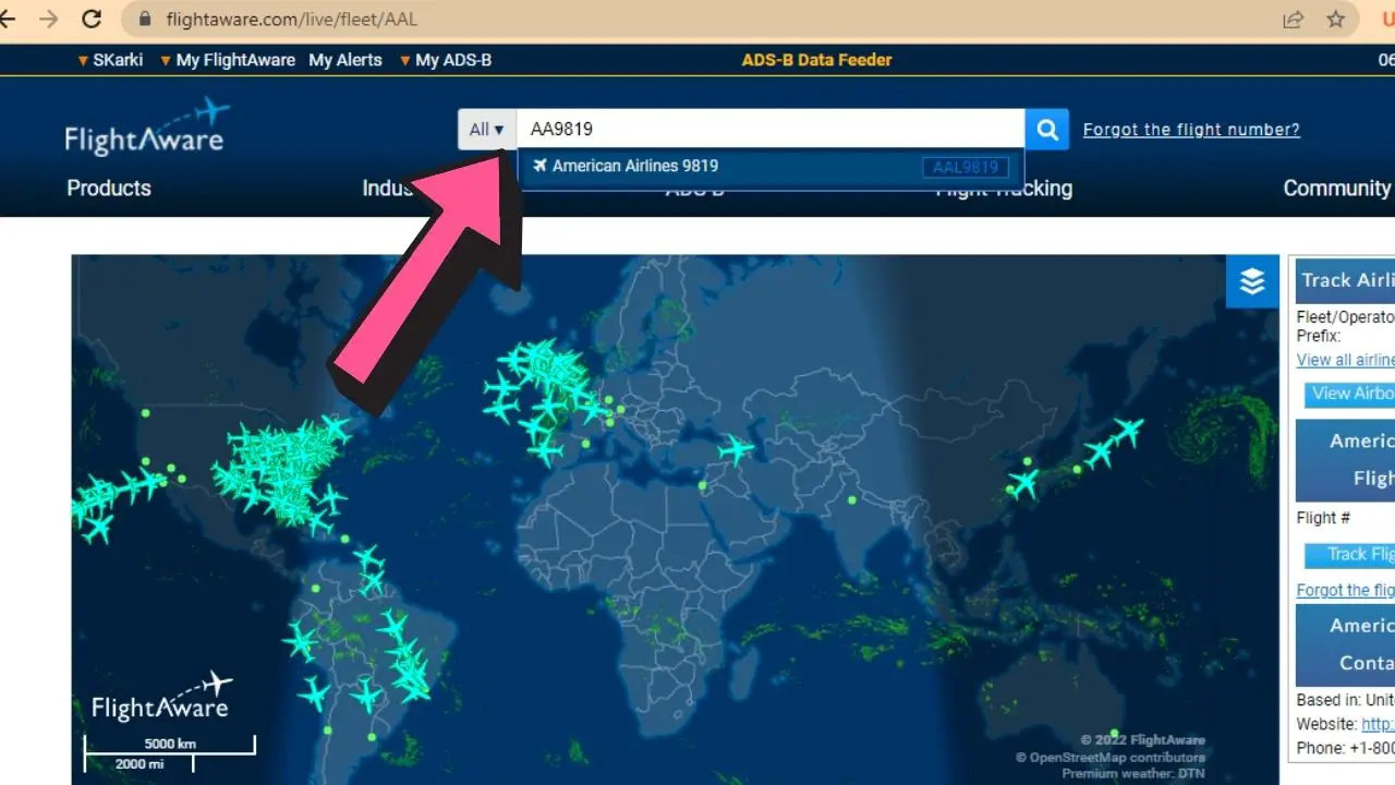 Learn To Track A Flight On American Airlines Technical Guide