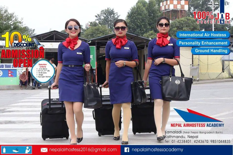 nepal airhostess academy aviatech channel