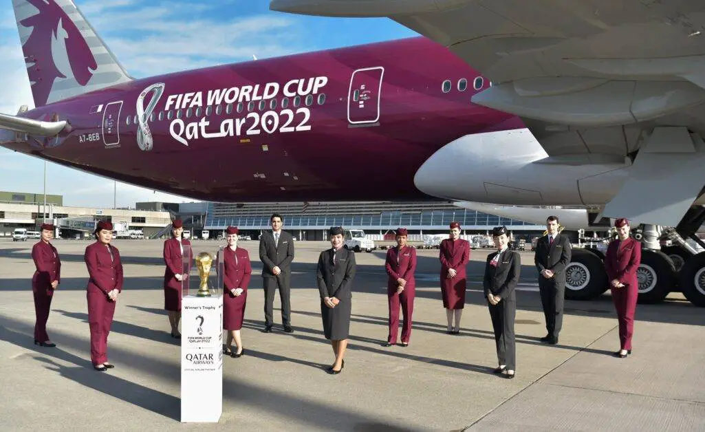 qatar airways crew fifa world cup 2020 livery aviatech channel 1
