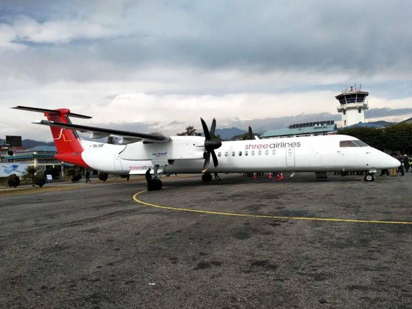 shree airlines bombardier dash 8 q 400 aviatech channel