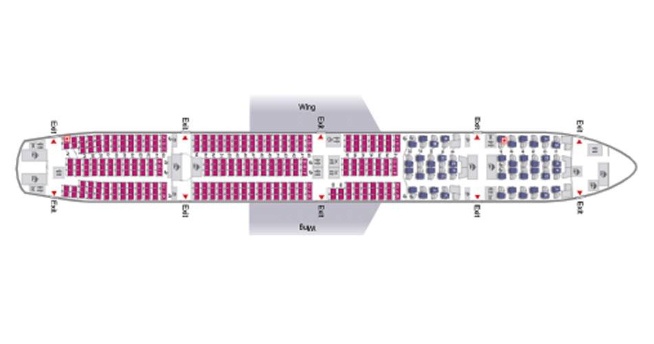 thai airwaysr boeing 777 300er seat map aviatechchannel