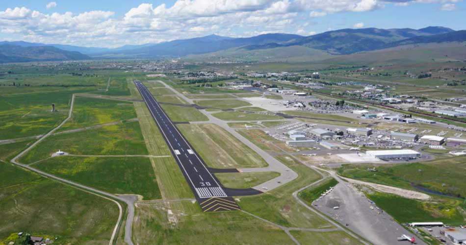 missoula montana airport aerial view aviatechchannel