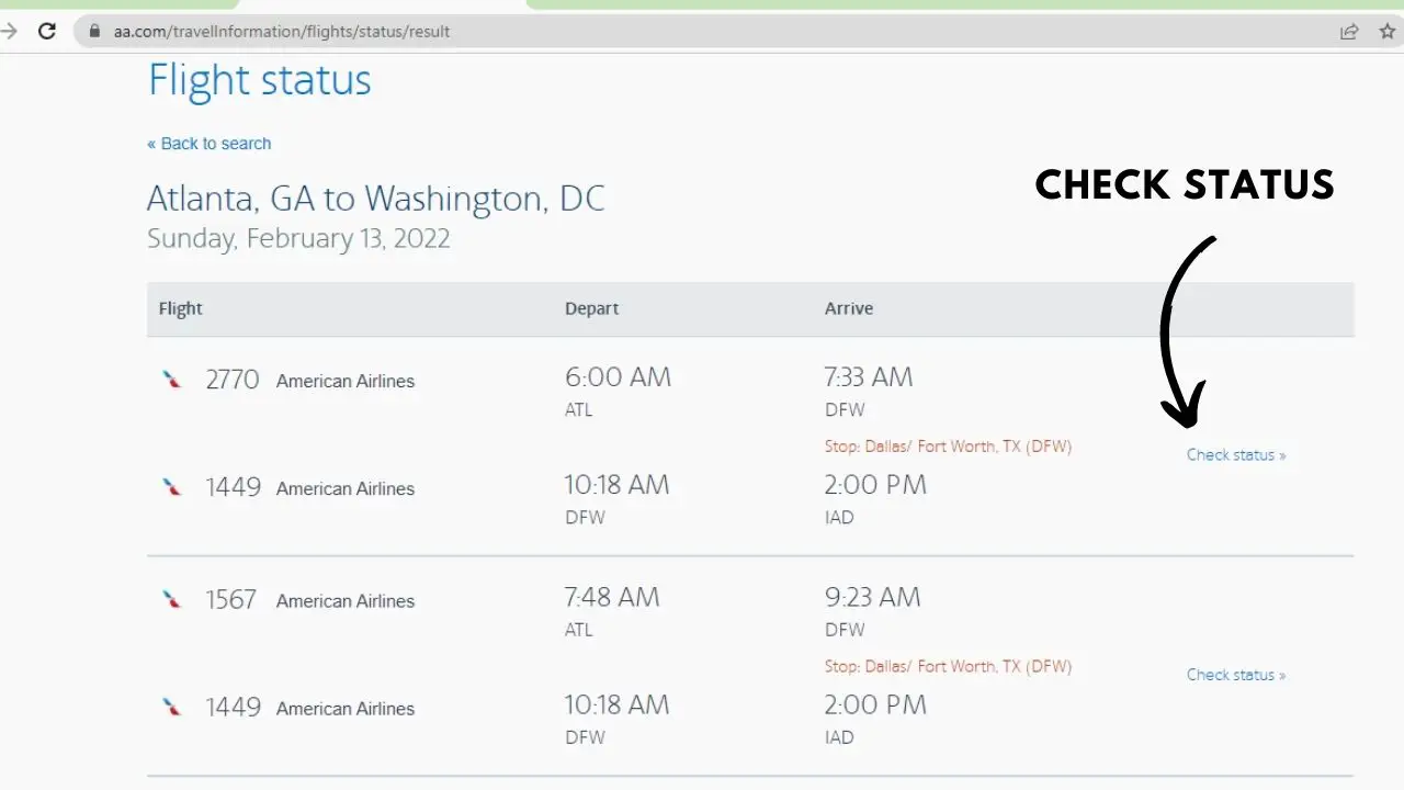 Learn To Track A Flight On American Airlines (Technical Guide)