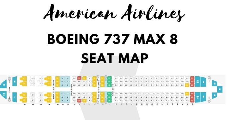 Boeing 737 Max 8 Seat Map (Airlines Configuration)