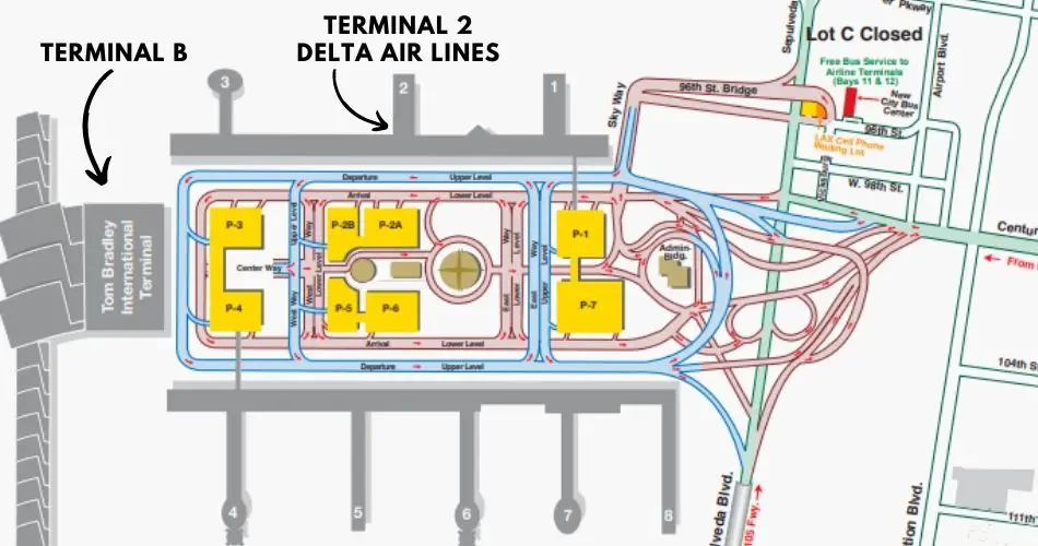 What Terminal Is Delta At LAX Airport 2024   Lax Terminal Map Delta Airlines Aviatechchannel 