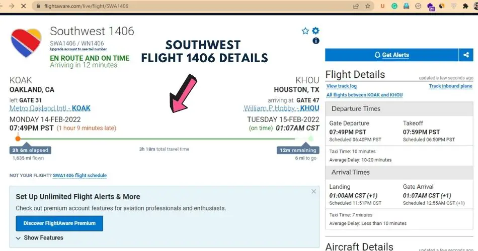 southwest airlines flight information aviatechchannel