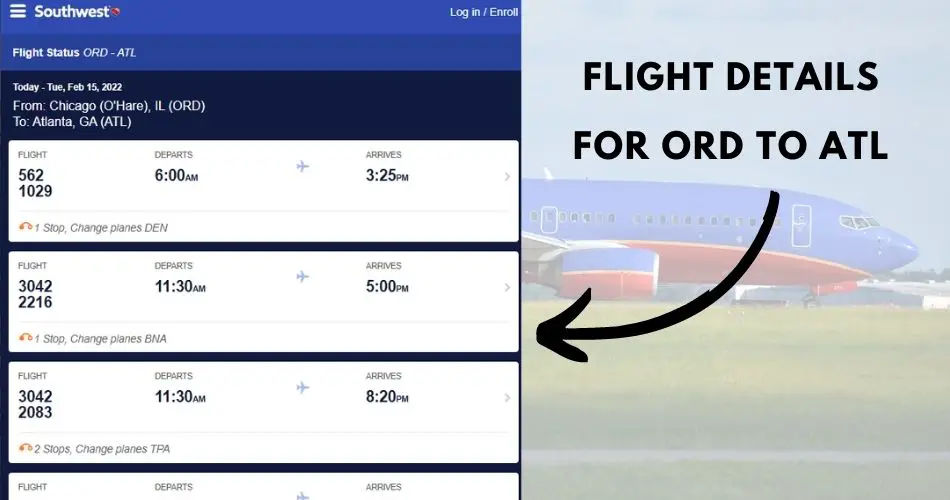 southwest airlines ord atl flight details aviatechchannel