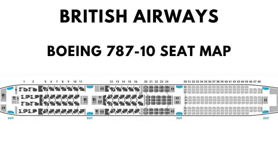 british airways boeing 787 10 seat map aviatechchannel