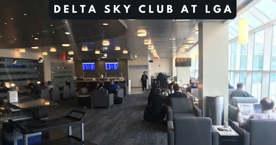 delta sky club at lga airport aviatechchannel