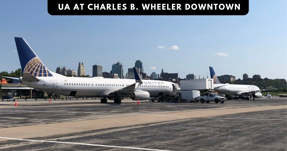 united airlines at charles b wheeler airport aviatechchannel