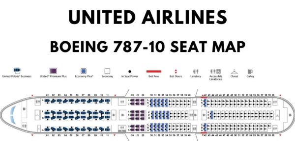 Boeing 787-10 Seat Map With Airline Configuration