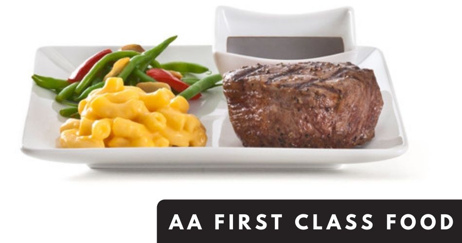 american airlines first class food aviatechchannel 1