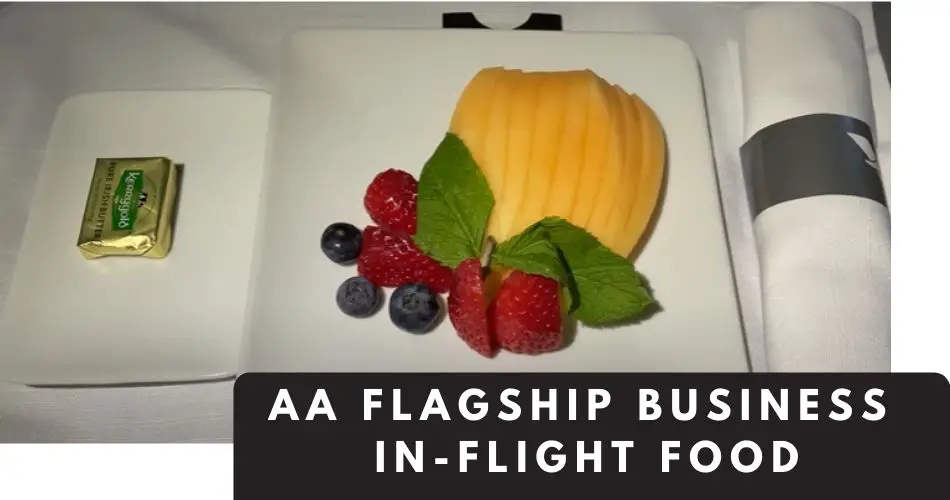 american airlines flagship business inflight menu aviatechchannel