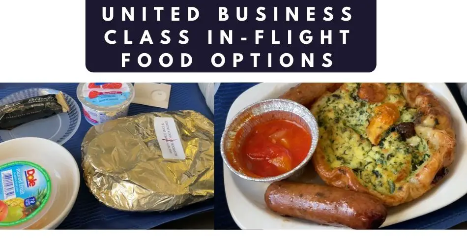 united airlines business class food review aviatechchannel