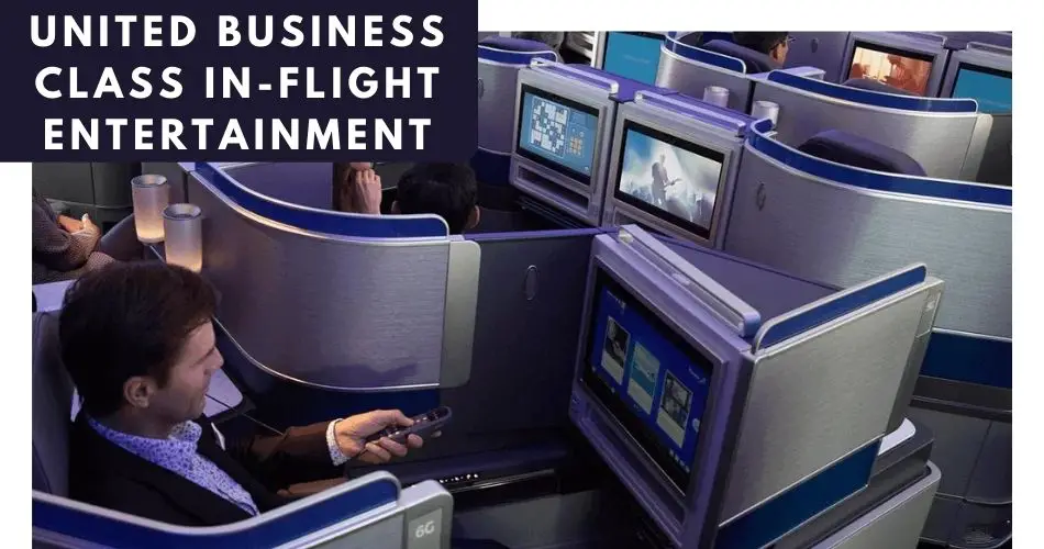 united airlines business class in flight entertainment aviatechchannel