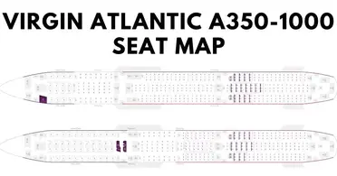 A350 Airbus 1000 Virgin Atlantic Seat Map Airbus A350 Seat Map With Airline Configuration (Explore Seating Capacity &  Interior) | Aviatech Channel