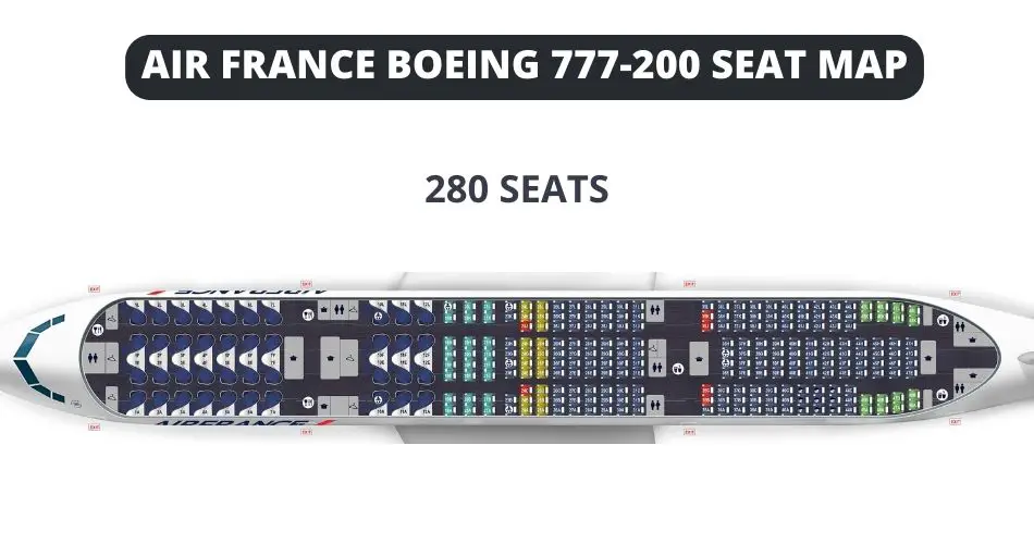 air france boeing 777 200 seat map layout1 aviatechchannel
