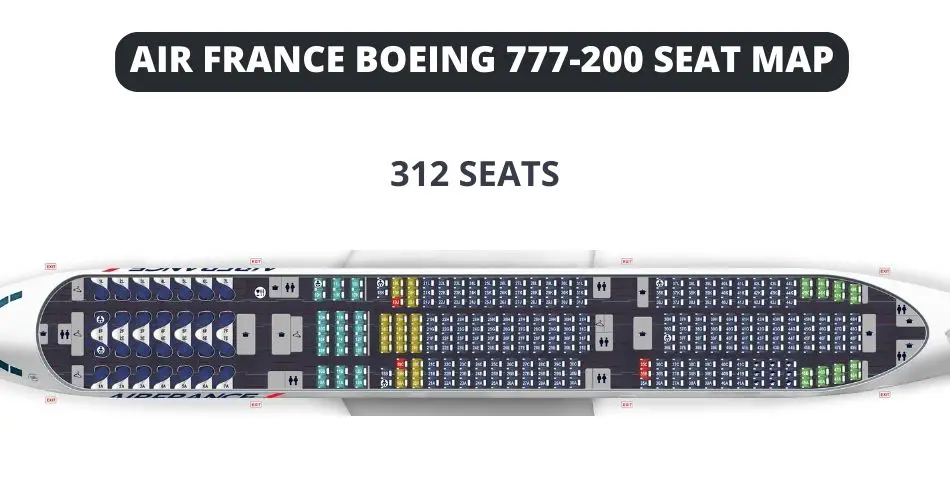 air france boeing 777 200 seat map layout2 aviatechchannel