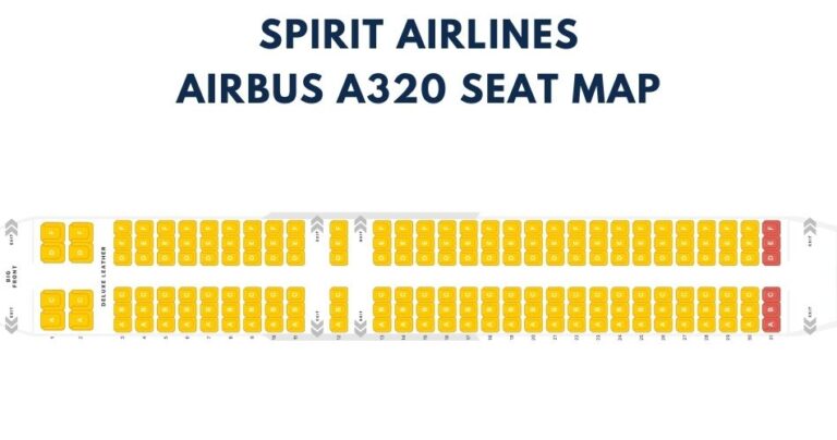 Airbus A320 Seat Map With Airline Configuration