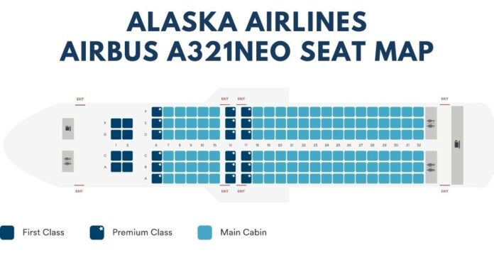 Airbus A321 Seat Map With Airline Configuration