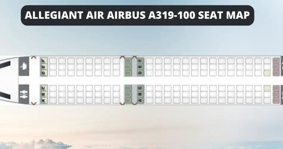 allegiant air airbus a319 seat map aviatechchannel