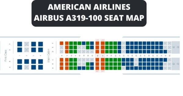 Airbus A319 Seat Map With Airline Configuration
