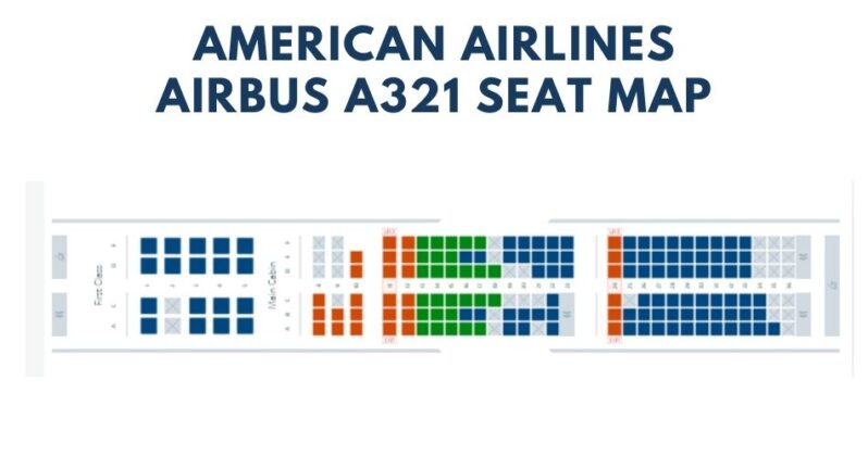 Airbus A321 Seat Map With Airline Configuration