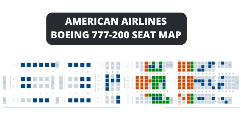 Boeing 777-200 Seat Map With Airline Configuration