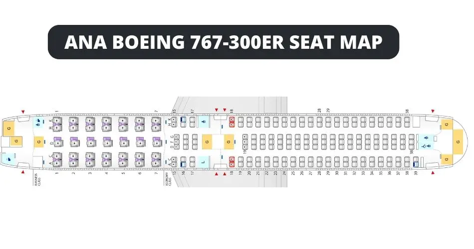 ana boeing 767 300 seat map aviatechchannel