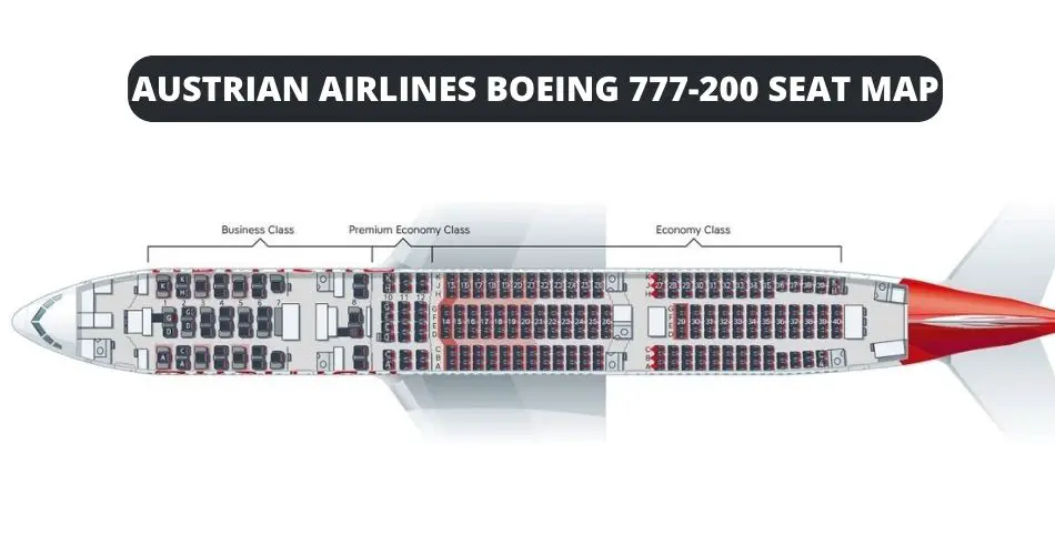 austrian airlines boeing 777 200 seat map aviatechchannel