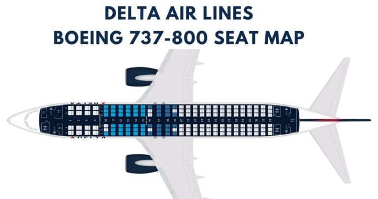 Boeing 737-800 Seat Map With Airline Configuration