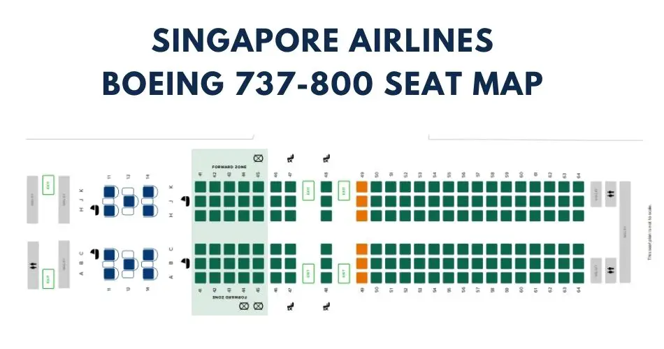 boeing 737 800 seat map singapore airlines aviatechchannel