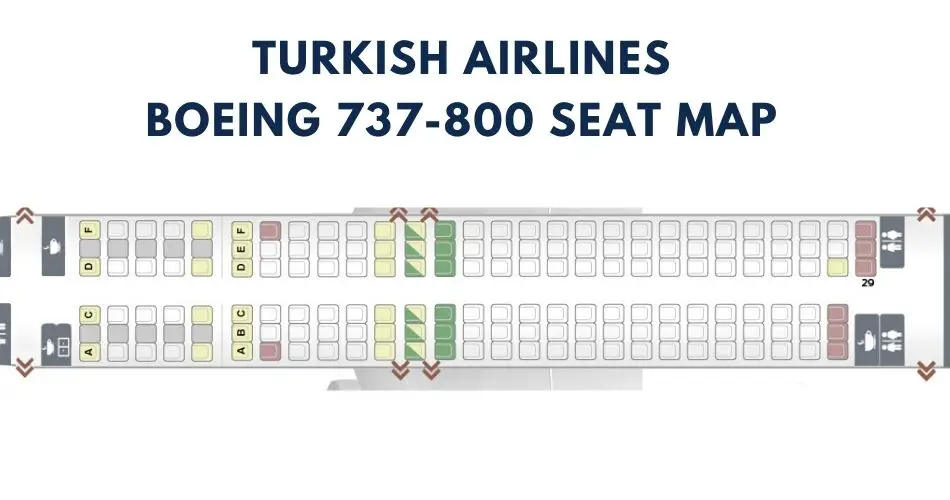 boeing 737 800 seat map turkish airlines aviatechchannel