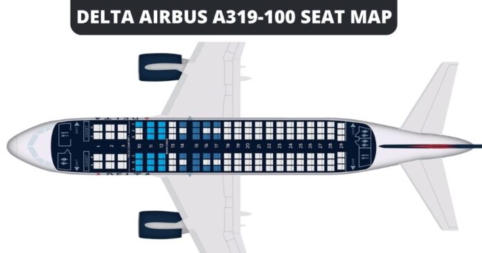 Airbus A319 Seat Map With Airline Configuration