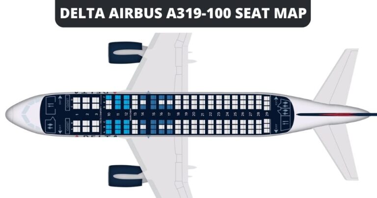 Airbus A319 Seat Map With Airline Configuration 2662