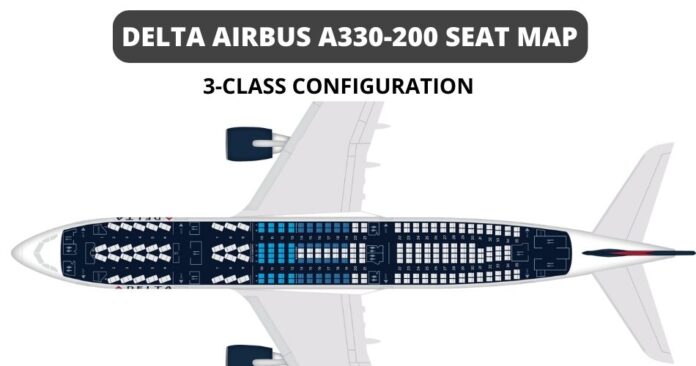 Airbus A330-200 Seat Map With Airline Configuration