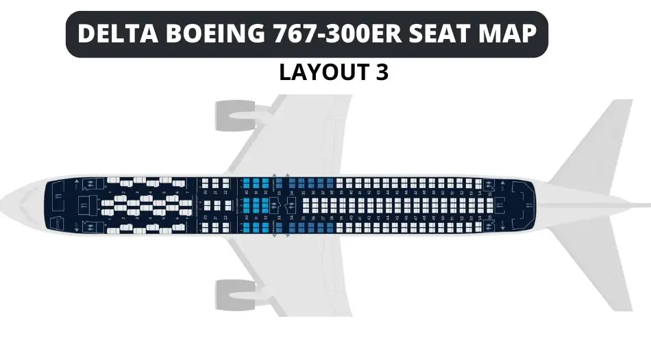 delta boeing 767 300 seat map layout 3 aviatechchannel