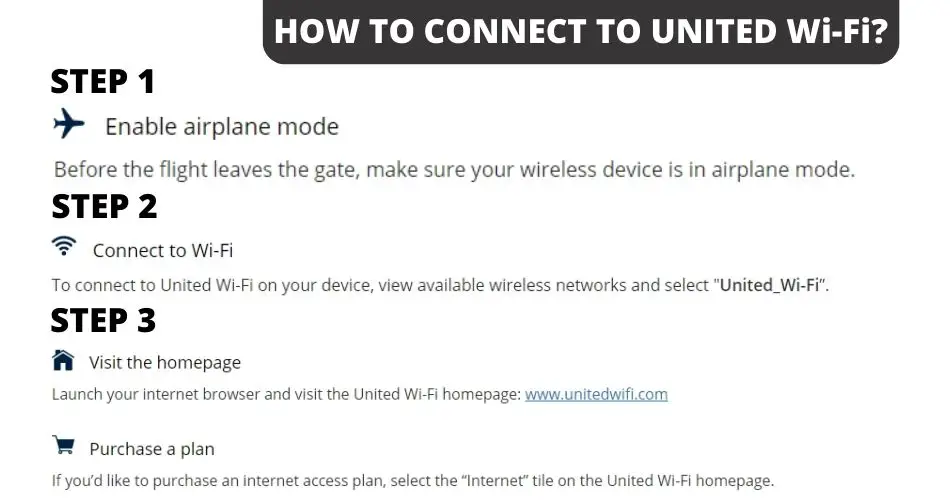 how do i connect to united wifi aviatechchannel