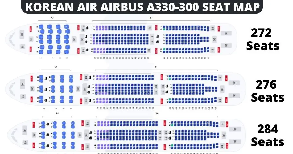 korean air airbus a330 300 seat map aviatechchannel