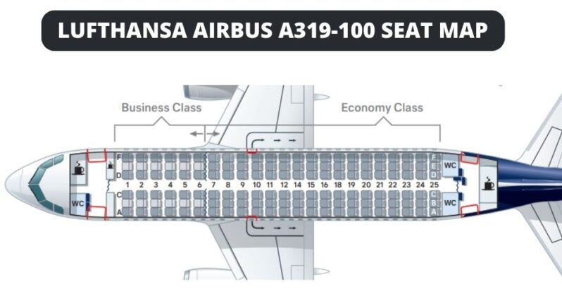 Airbus A319 Seat Map With Airline Configuration