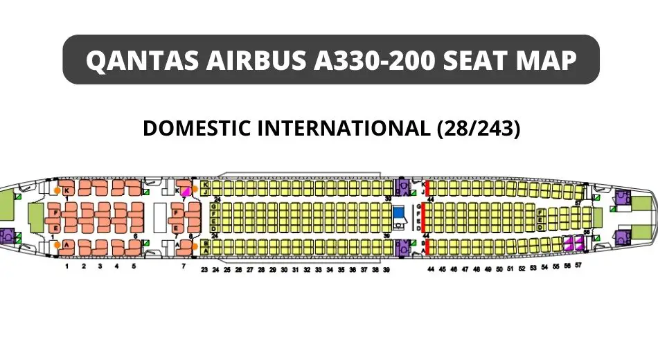 qantas airbus a330 200 seat map layout1 aviatechchannel