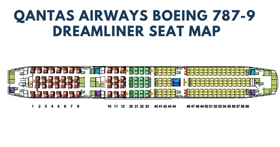qantas airways boeing 787 9 dreamliner seat map aviatechchannel