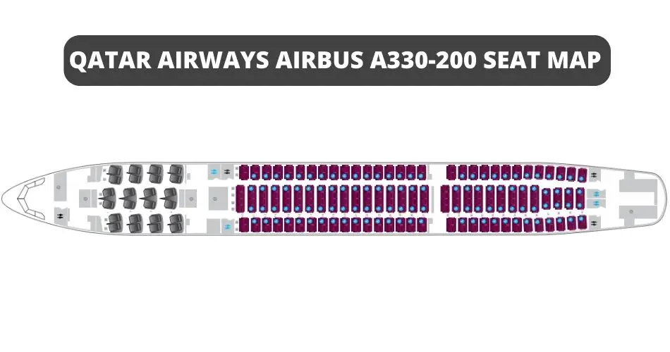 qatar airways airbus a330 200 seat map aviatechchannel