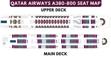 qatar airways a380 seat map