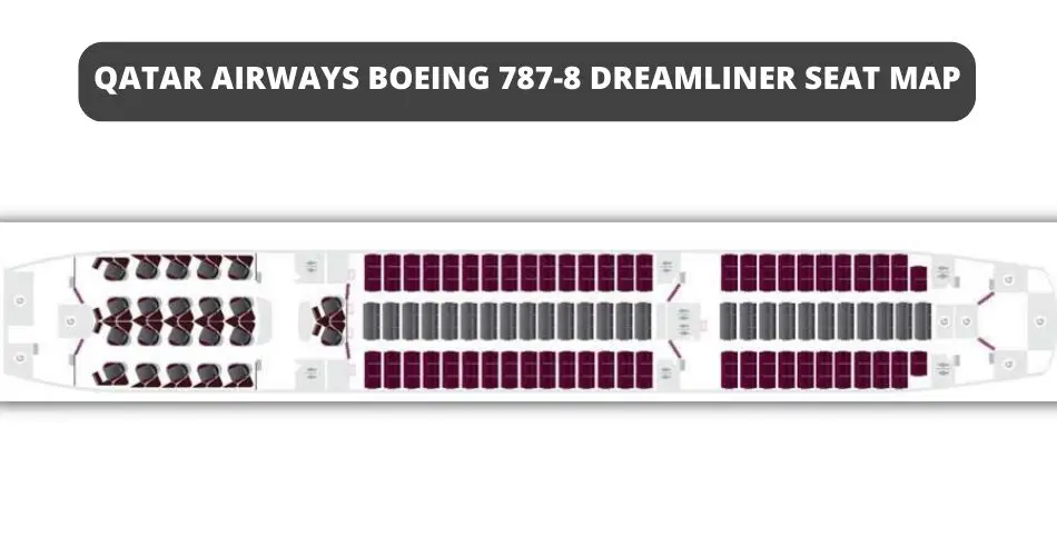 qatar airways boeing 787 8 dreamliner seat map aviatechchannel