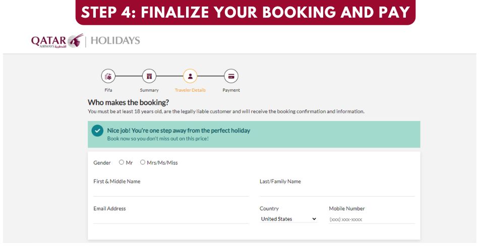 qatar airways world cup packages booking payment aviatechchannel