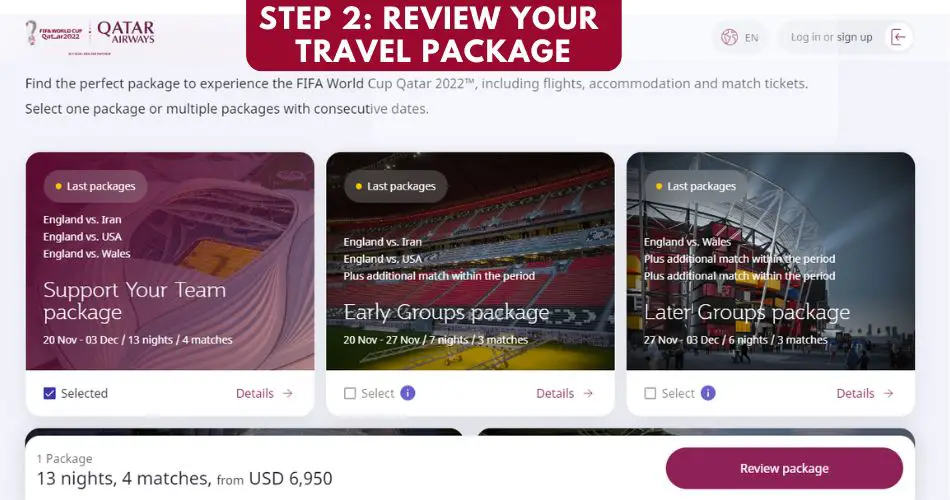 Explore & Book Qatar Airways World Cup Packages 2022 (Support Your Team