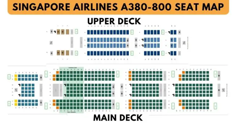 Airbus A380 Seat Map With Airline Configuration 6481