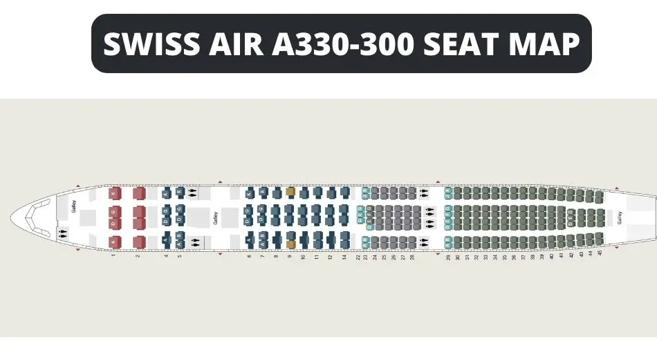 swiss air airbus a330 300 seat map aviatechchannel