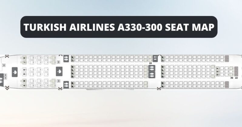Airbus A330-300 Seat Map With Airline Configuration